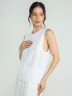 Camiseta sin mangas de punto calado - Labelle