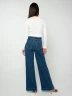 Jeans Wide Leg con Cinturon