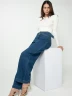 Jeans Wide Leg con Cinturon