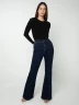 Pantalón Denim Acampanado con Botones