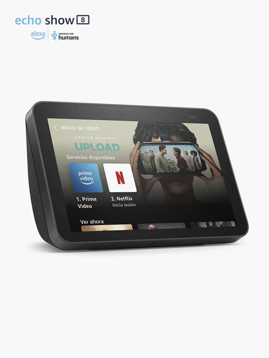 Echo Show 8 (2da generación) | Pantalla HD inteligente con Alexa | Blanco