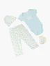 Set Cuatro Piezas Bebe Niña