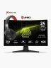Monitor MSI MAG 242C 23.6” Curvo + Audífonos HP 312 | Negro