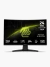 Monitor MSI MAG 242C 23.6” Curvo + Audífonos HP 312 | Negro