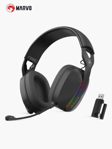 Auriculares Inalámbricos Marvo Pulz 70W BK | Negro
