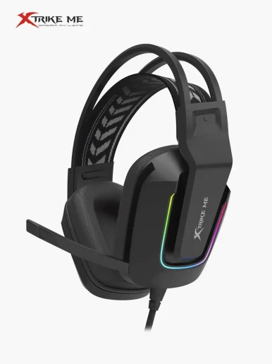 Auriculares Gaming Xtrike  Me GH 712 Cable RGB | Negro