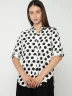 Camisa Oversize de Lunares Modernos - Labelle