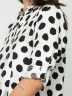 Camisa Oversize de Lunares Modernos - Labelle