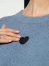Suéter tejido con corazones