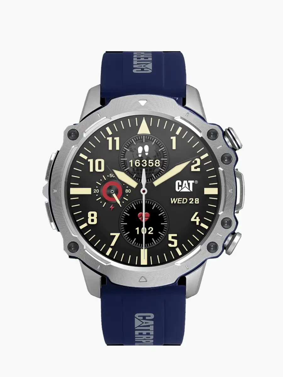 SmartWatch Caterpillar Doble Correa | Azul - Negro