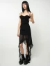 Vestido Midi con Encaje - Navigare