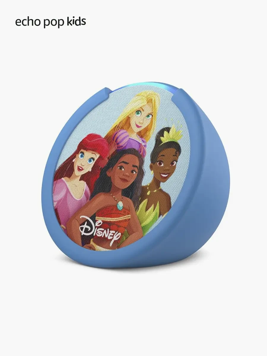 Parlante Amazon Alexa Echo Pop Kids Disney Princess | Azul