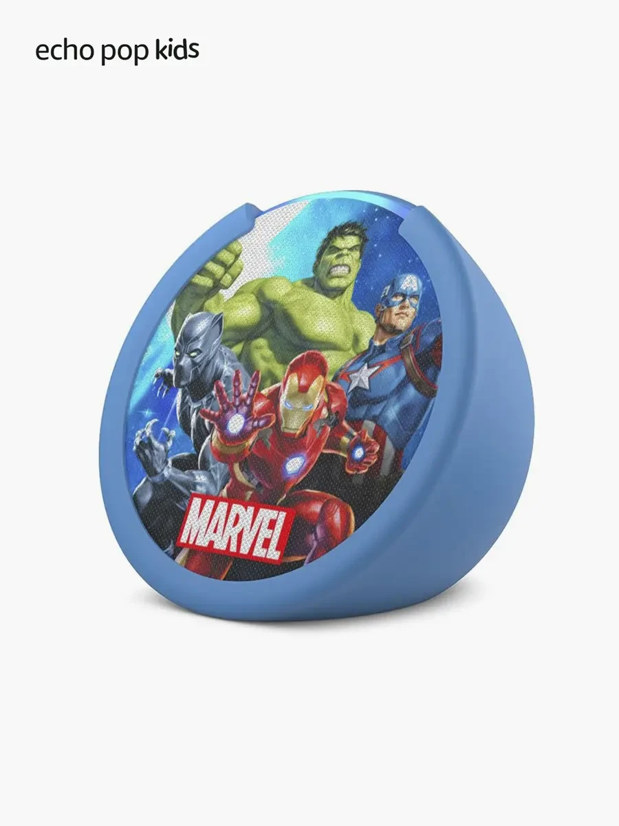 Parlante Amazon Alexa Echo Pop Kids Avengers | Azul