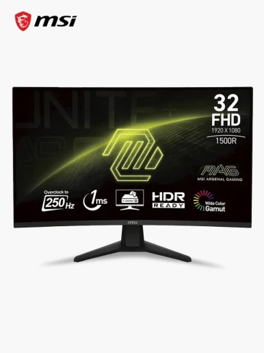 Monitor MSI 32″ G32C6X - Curvo Gamer FHD 250 Hz | Negro