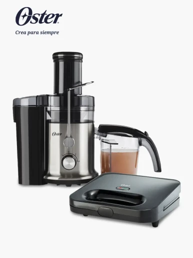 Combo Oster Extractor de Jugos + Sanduchera