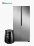 Combo Refrigeradora Hisense Side by Side 413L + Freidora de Aire Innova 3.5L