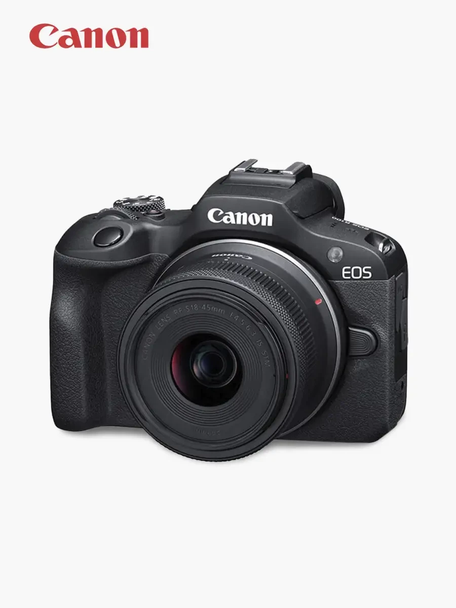 Cámara Canon Mirrorless EOS R100 18-45 IS STM 24 MP 4K | Negro
