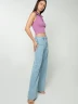 Jean wide leg pinzas delanteras