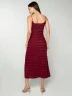 Vestido Largo Casual Ajustado Elegante