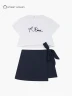 Street Monkey - Conjunto de Camiseta y Falda-Short para Niña