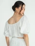 Blusa campesina con hombros descubiertos - Navigare