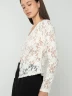 Blusa Manga Larga Encaje Floral