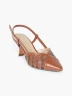 Flor Amor - Zapato de Tacón Bajo Slingback