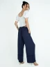 Pantalón Palazzo con Detalle Calado - Labelle