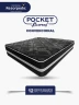 Colchón Resorpedic 2 Plazas Pocket Boreal | Gris Oscuro