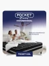 Colchón Resorpedic 2 Plazas Pocket Boreal | Gris Oscuro
