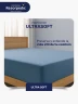 Protector de Colchón Resorpedic 3 Plazas Ultra Soft | Azul acero