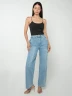Jean Wide Leg Costuras Expuestas
