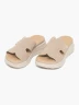 Sandalias Plataforma - Tejido