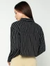 Camisa Corta A Rayas Verticales - Navigare