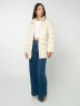 Chaqueta acolchada larga con cuello alto - Labelle
