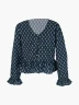 Blusa peplum con cordones frontal - Cirucus Kids