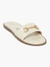 Sandalias Planas con Detalle Metálico