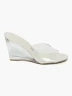 Sandalias de Tacón Cuña Transparente