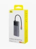 Estación de Acoplamiento Baseus Hub USB-C 6 en 1 Metal Gleam II | Gris