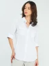 Camisa Blanca Manga Roll-up - Labelle