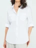 Camisa Blanca Manga Roll-up - Labelle