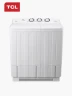Lavadora Semiautomática TCL Doble Tina 18 Kg | Blanco