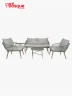Set de Exterior Fiji Muebles del Bosque | Gris/Verde