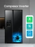 Refrigeradora Side By Side Hisense 610lt | Negro