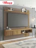 Panel para TV 65" Jade Muebles del Bosque | Buriti/Fendi