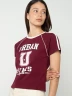 Camiseta Estilo Universitario Manga Raglán - Taxi