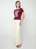 Camiseta Estilo Universitario Manga Raglán - Taxi