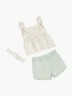 Conjunto floreado con short