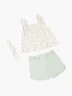 Conjunto floreado con short