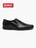 Bunky - Zapato escolar Mocasín Jimmy para jóvenes | Negro
